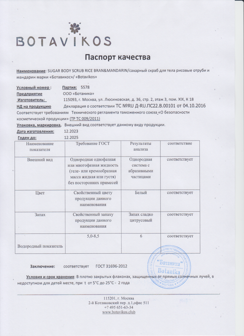 Паспорт №122023